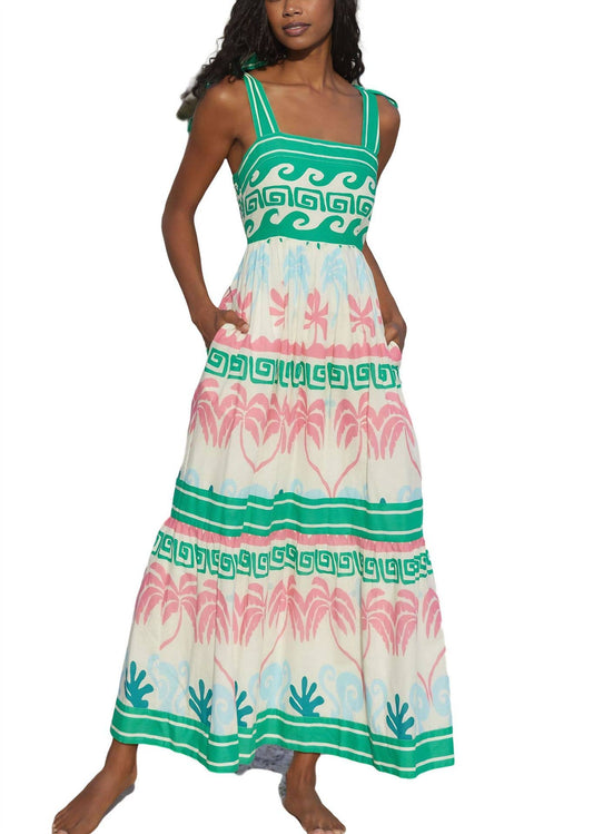 Sexy bow sling bandage spring dress