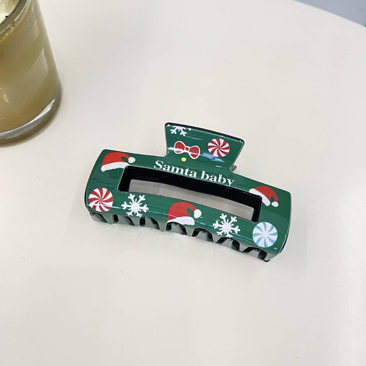 Christmas Reindeer Snowflake Hair Clip Shark Clip