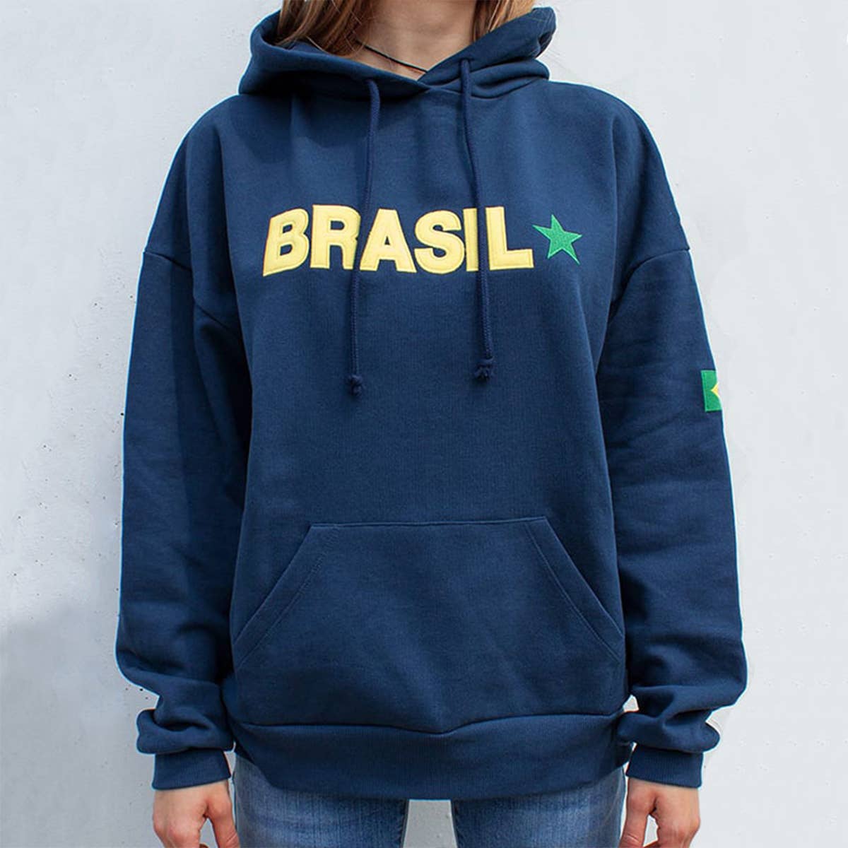 EMBROIDERED HOODIE FALL LONG-SLEEVED SWEATSHIRT
