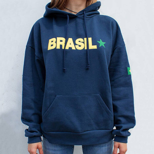 EMBROIDERED HOODIE FALL LONG-SLEEVED SWEATSHIRT