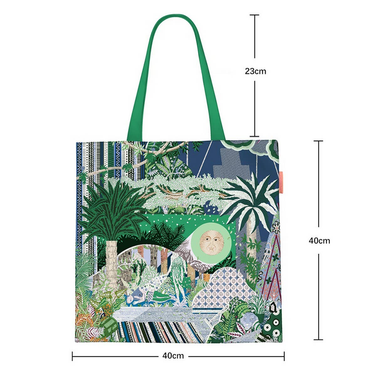 Midsummer Night Sun Canvas Tote Bag_CWAB5139
