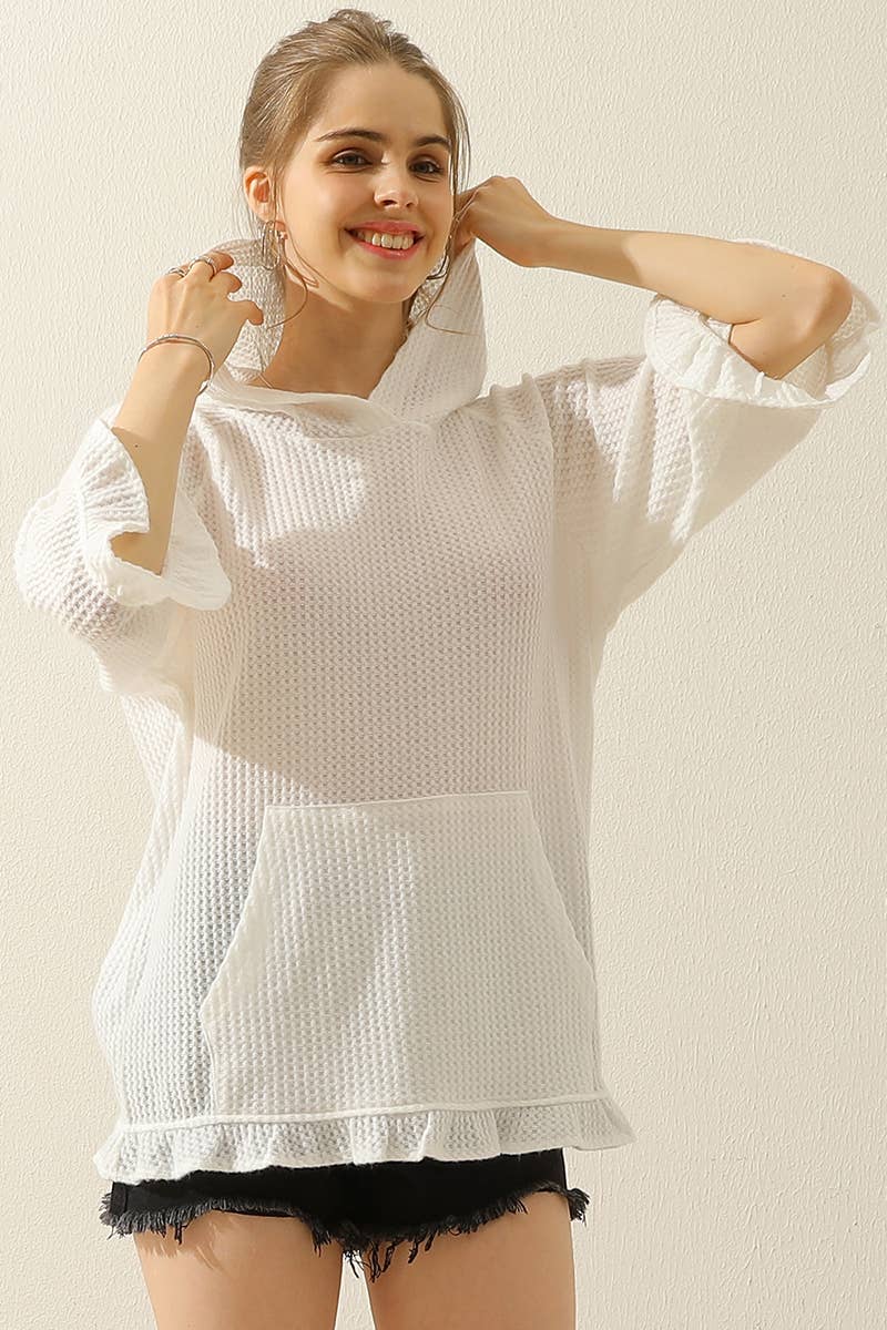 CWOHOL427-P_PLUS SIZE HOODIE KNIT SWEATER WITH POCKET