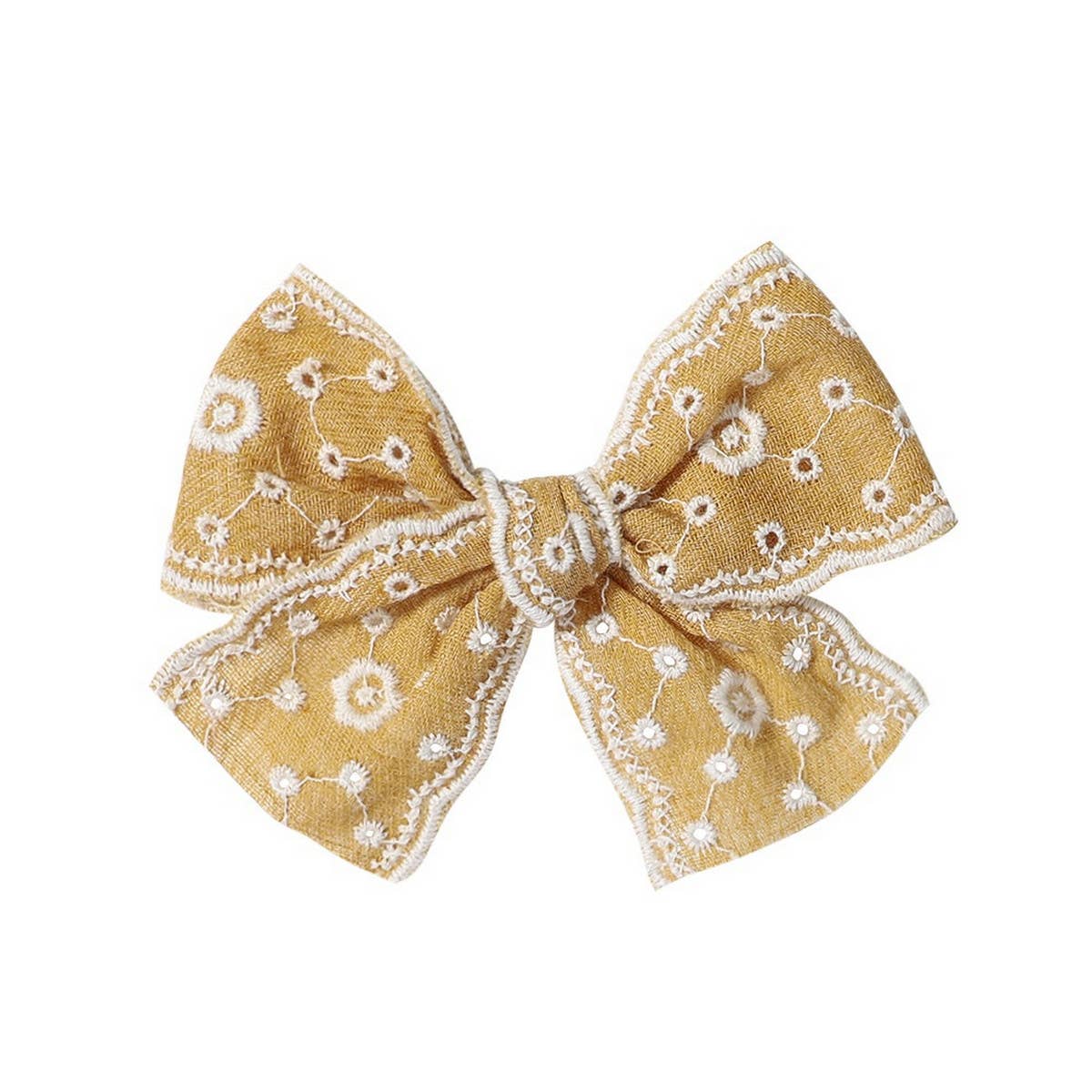 2024 NEW CHILDREN'S SOLID COLOR LACE BOW HAIRPIN_CWAHA2397