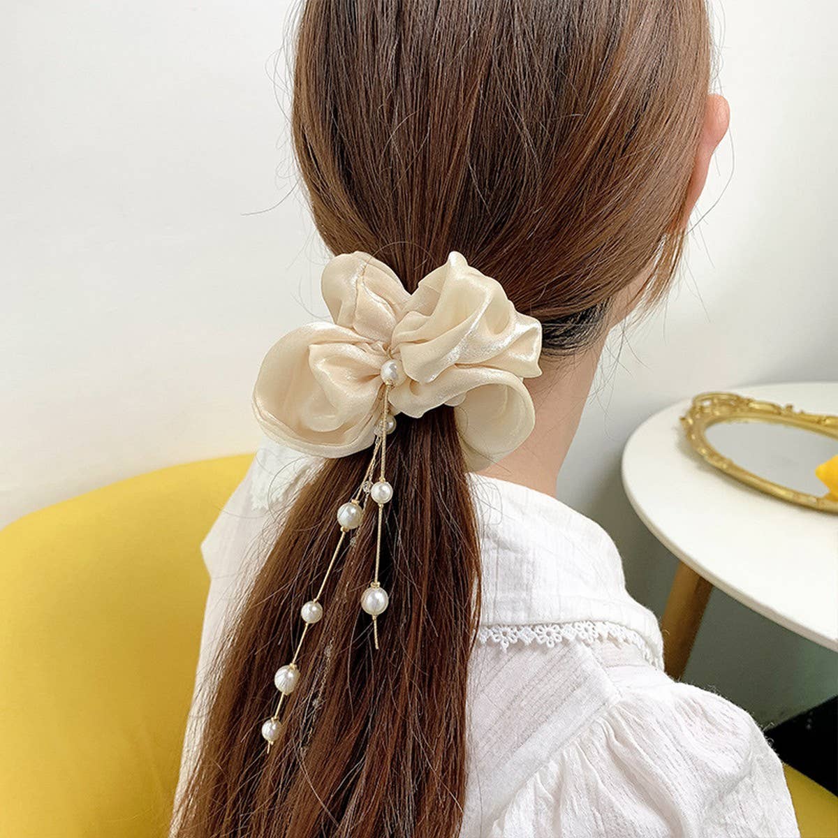 NEW STYLE TASSEL PEARLHAIR HOOP HEADBAND HEADDRESS_CWAHA3714
