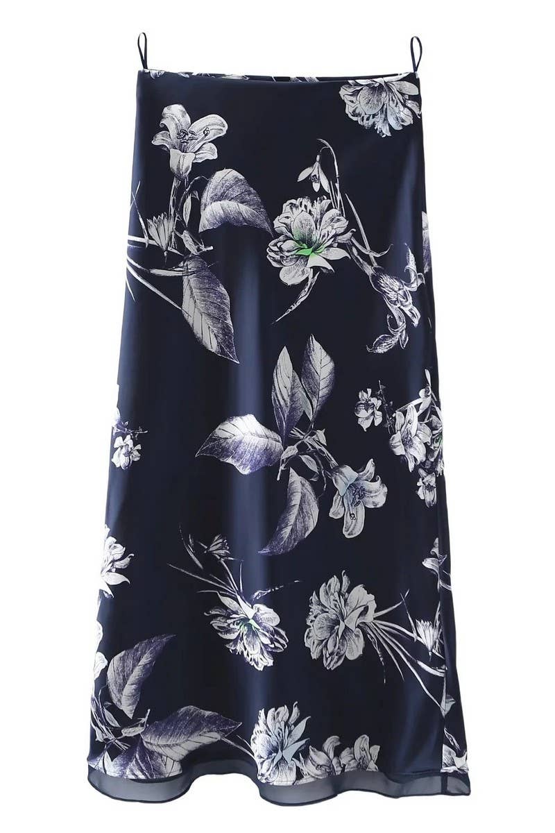 CWBLS0406_NEW SPRING DESIGN DOUBLE-LAYERED FISHTAIL SKIRT