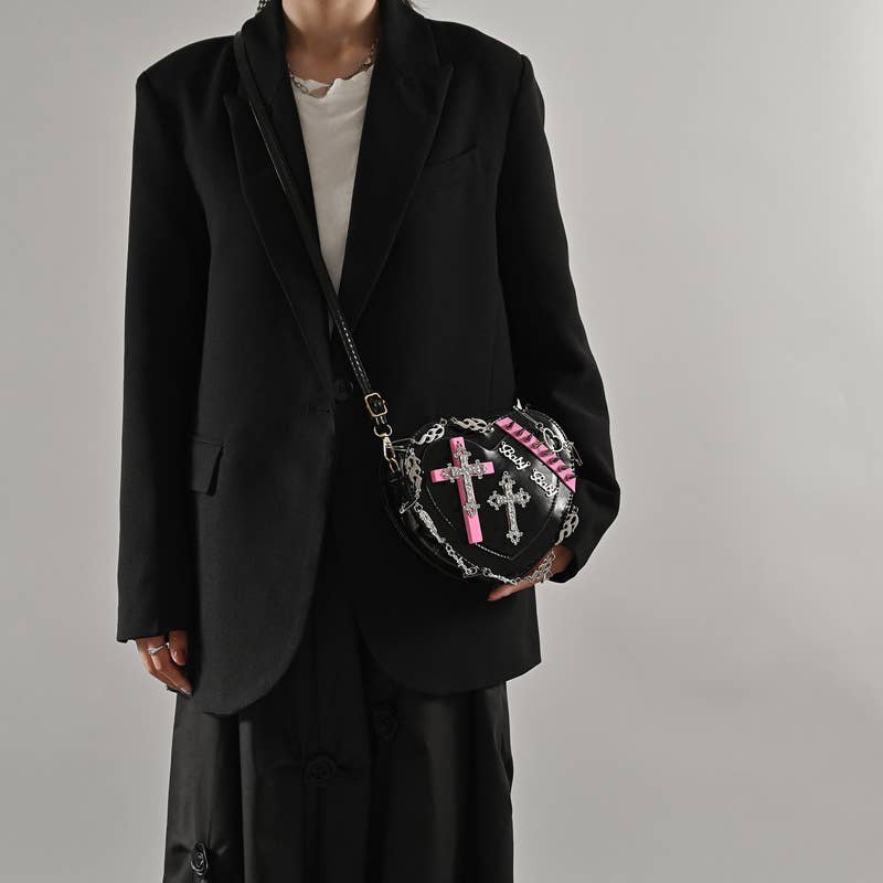 Retro single-shoulder trendy crossbody bag