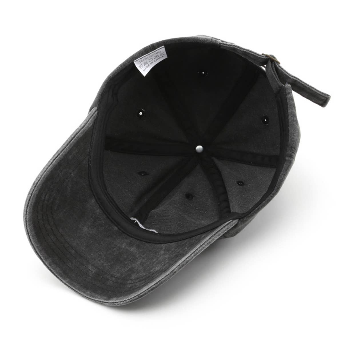 Vintage Washed Distressed Mountain Embroidery Cap_CWAH1275