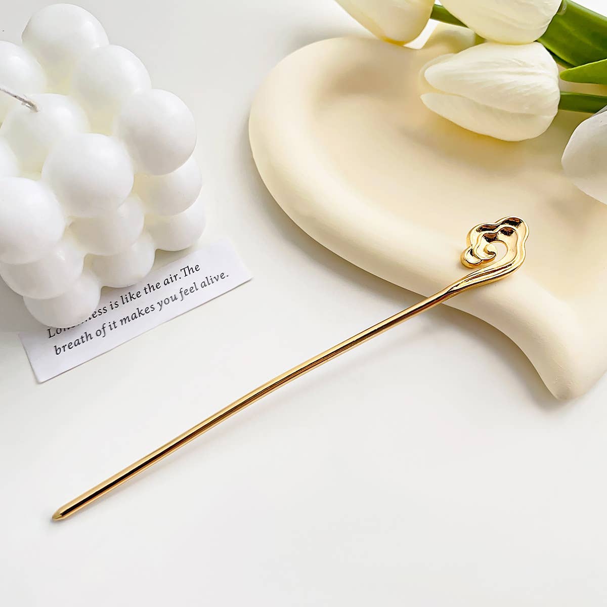 Simple metal hairpins ancient-style accessories
