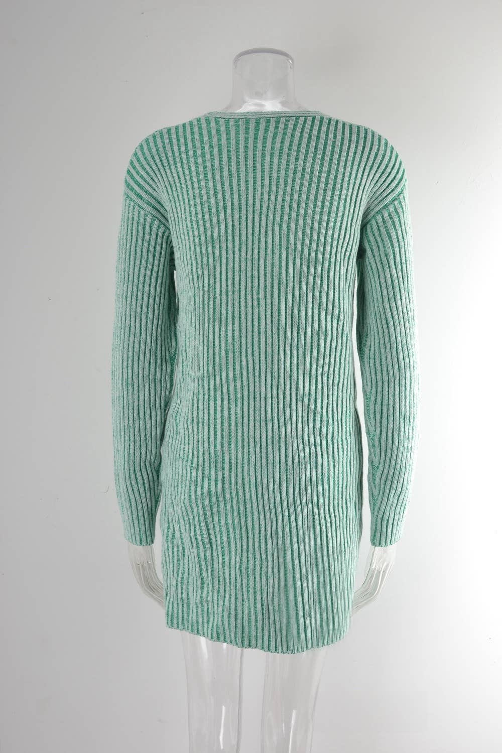 CWOSWL1047_Long Sleeve Open Front Long Cardigan Sweater