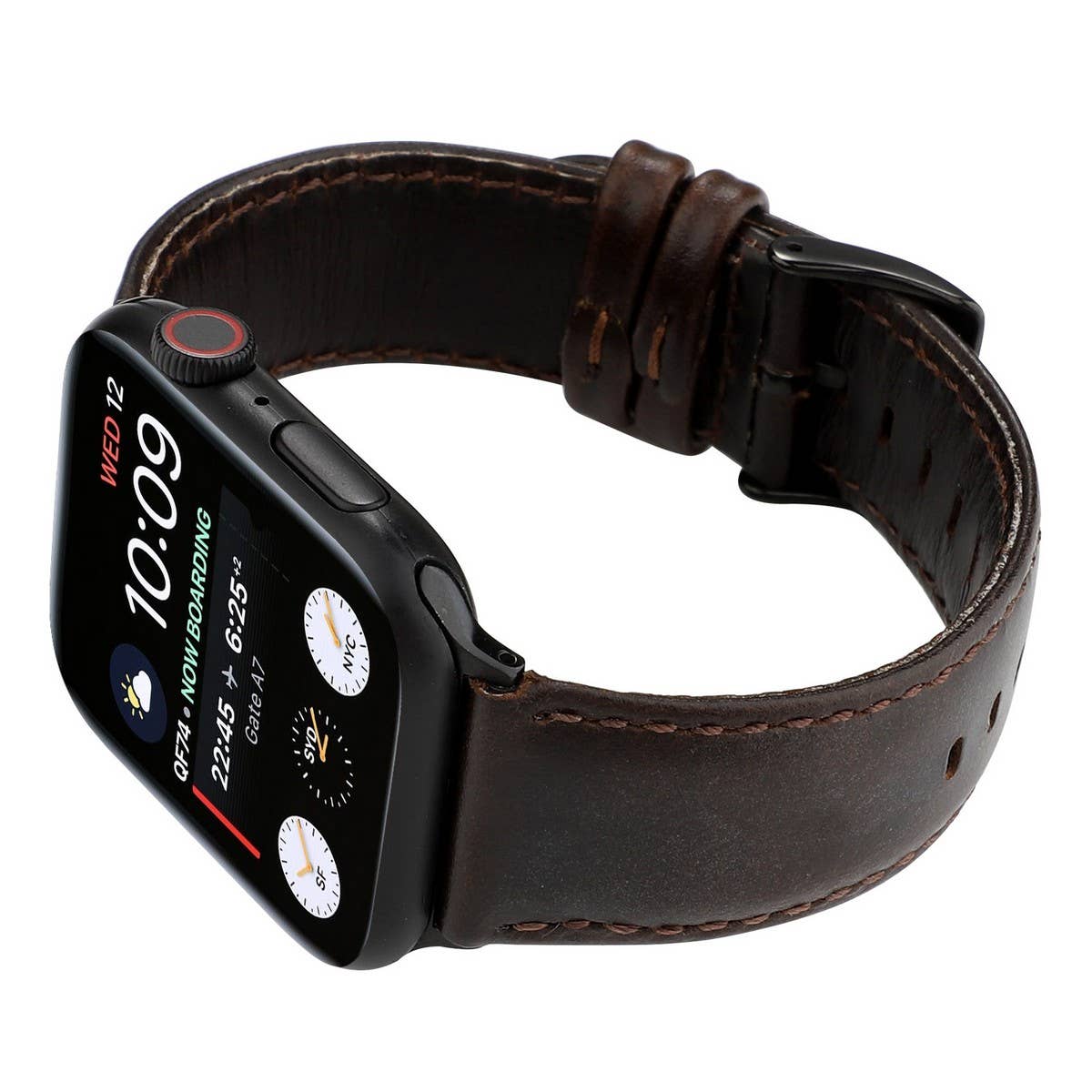 IWATCH7-1 SE CRAZY HORSE WAX LEATHER STRAP