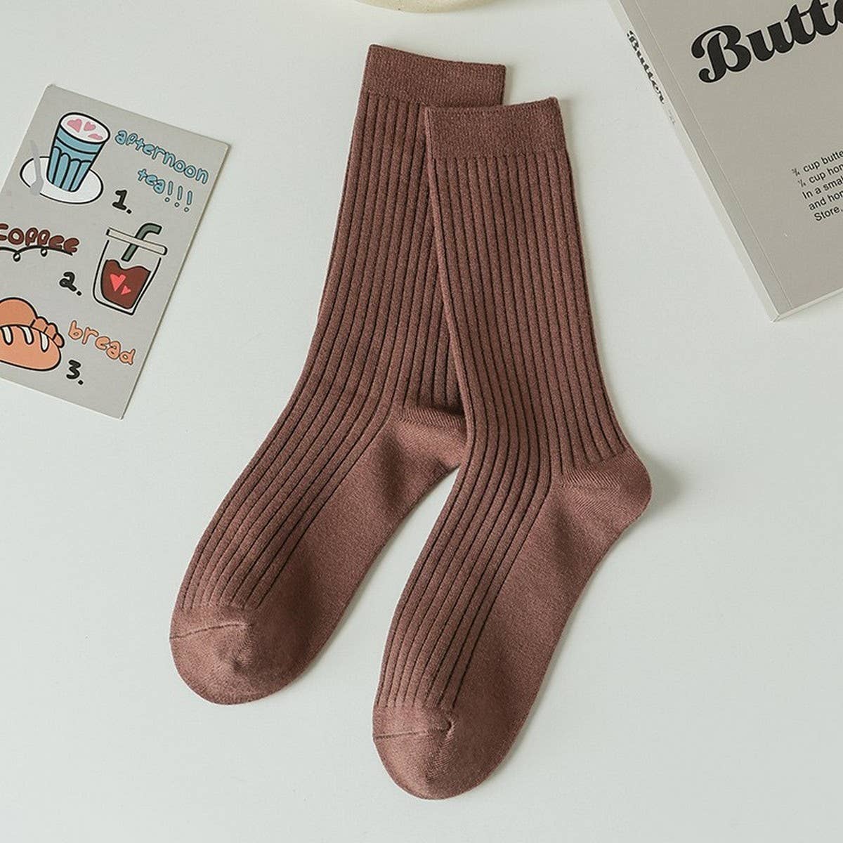 2024 NEW SOLID COLOR SIMPLE MIDDLE TUBE SOCKS_CWMS1061