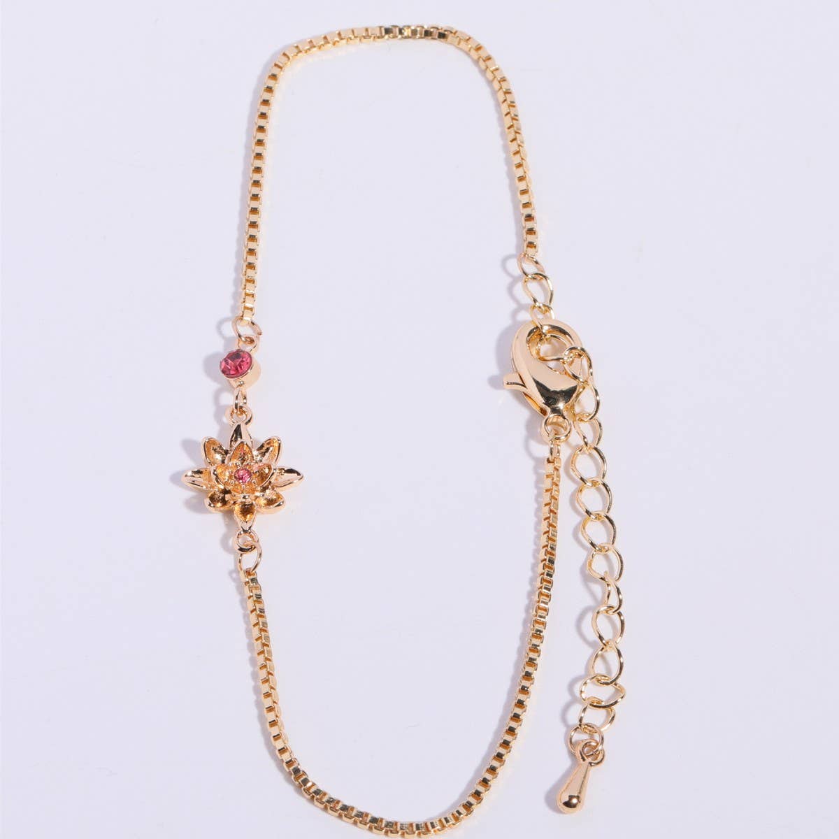 DECEMBER FLOWERBRACELET ZIRCON PENDANT BRACELET