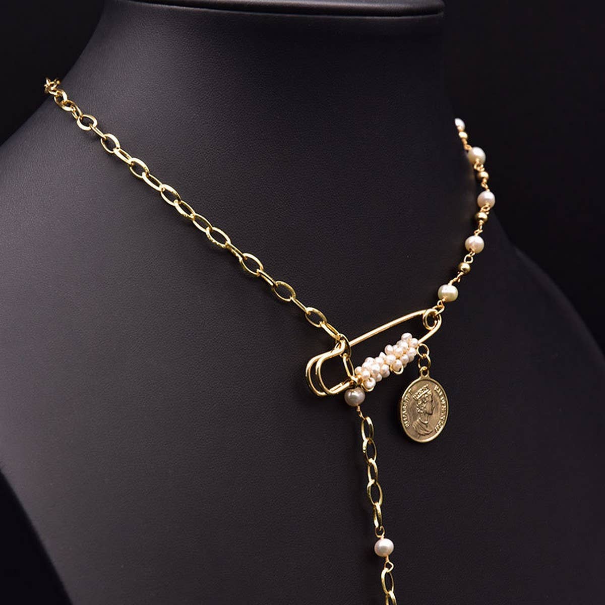 NEW VINTAGE NATURAL PEARL NECKLACE FOR WOMEN_CWAJE3839