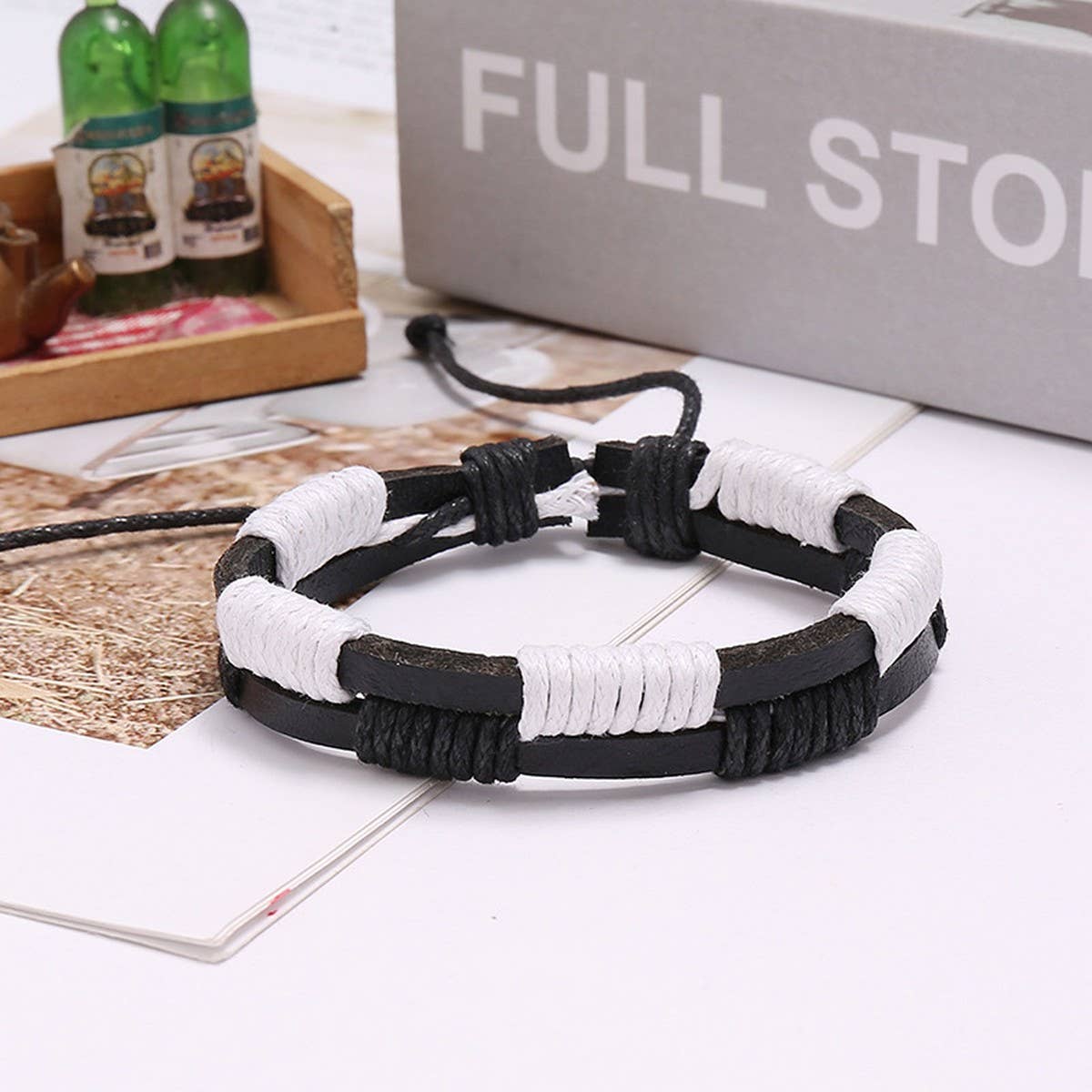 MEN'S SIMPLE VINTAGE BRAIDED LEATHER BRACELET