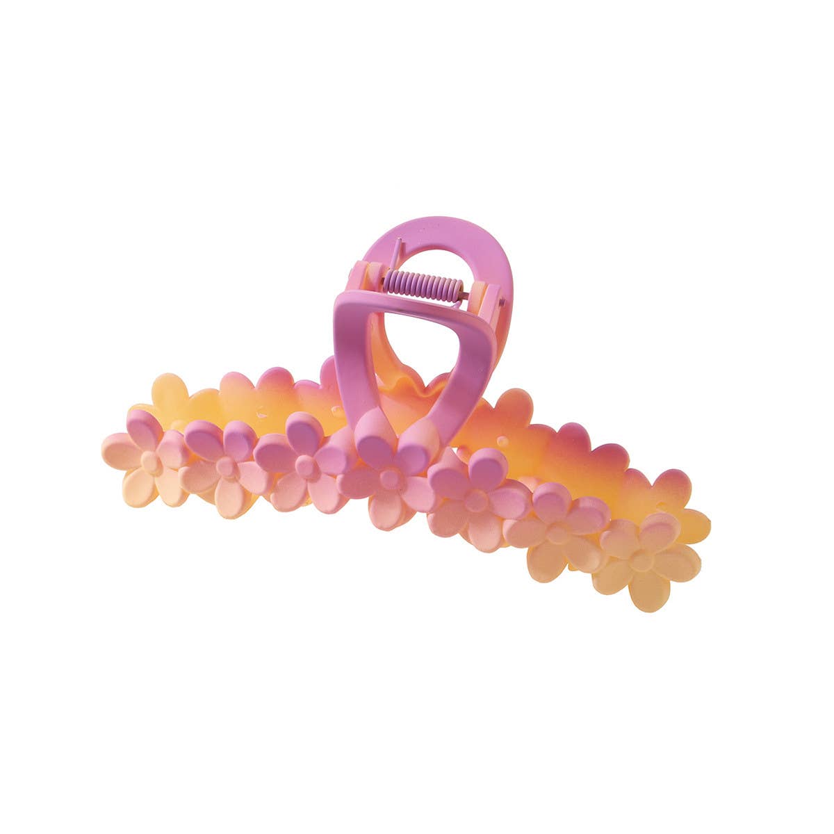 Matte Flower Claw Clip - 13cm Gradient Hair Clasp_CWAHA0467