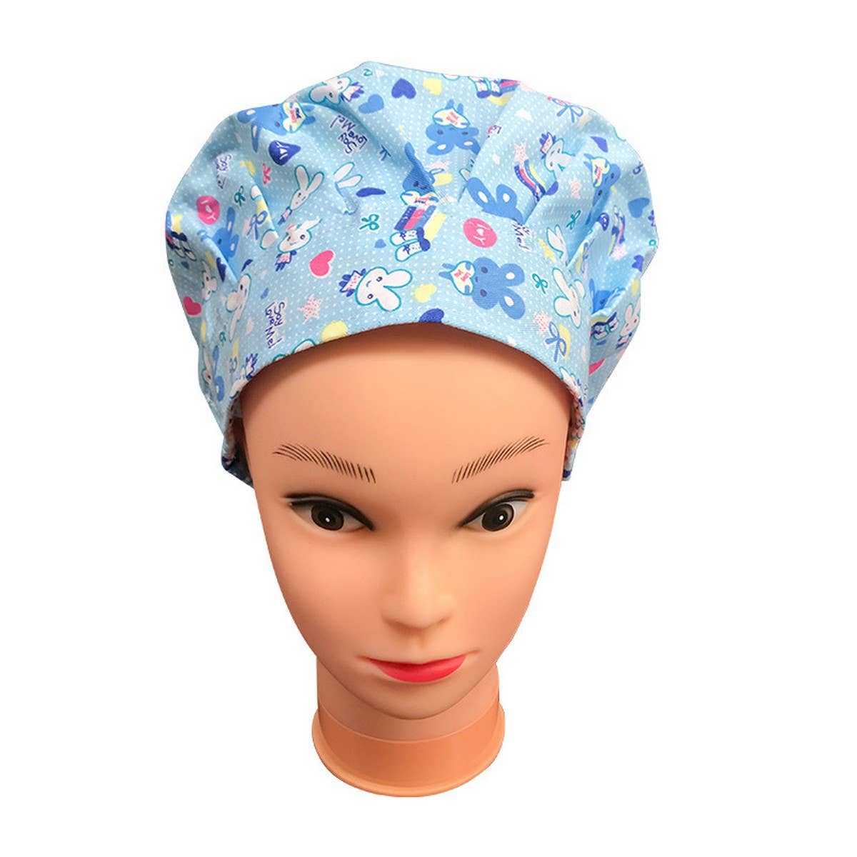 PUFF HAT PRINTED COTTON SURGICAL CAP NURSE HAT_CWAH3376