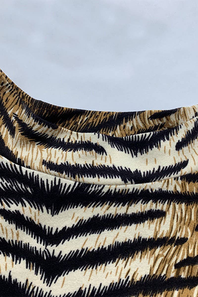 CWDMD4919_LEOPARD PRINT LONG SLEEVE SEXY FITTED DRESS