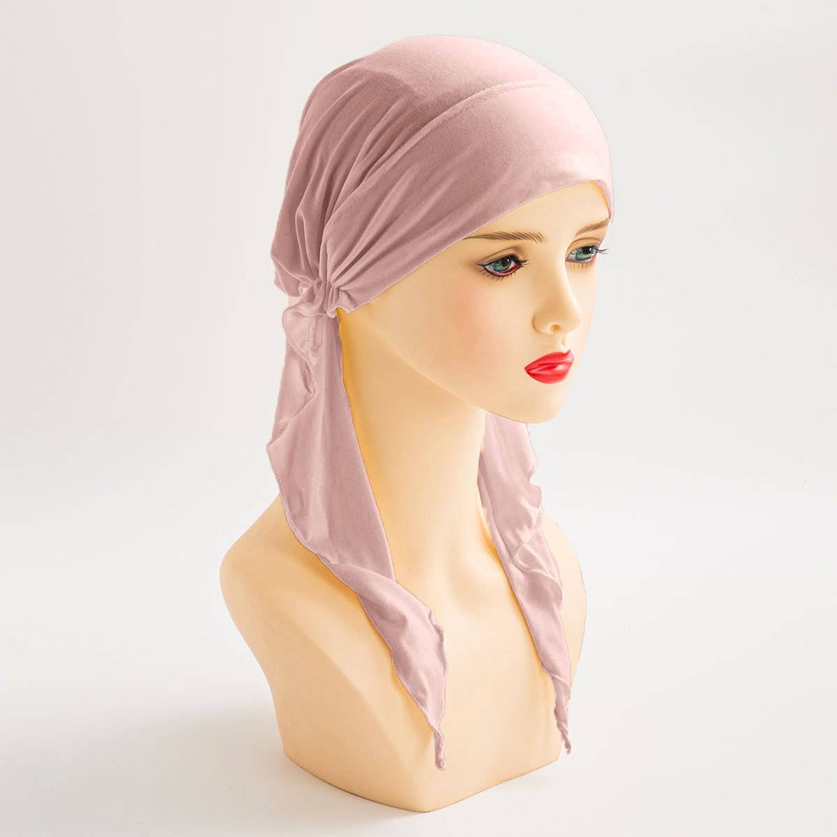 MULTICOLOR FASHION CURVED RIBBON TURBAN HAT