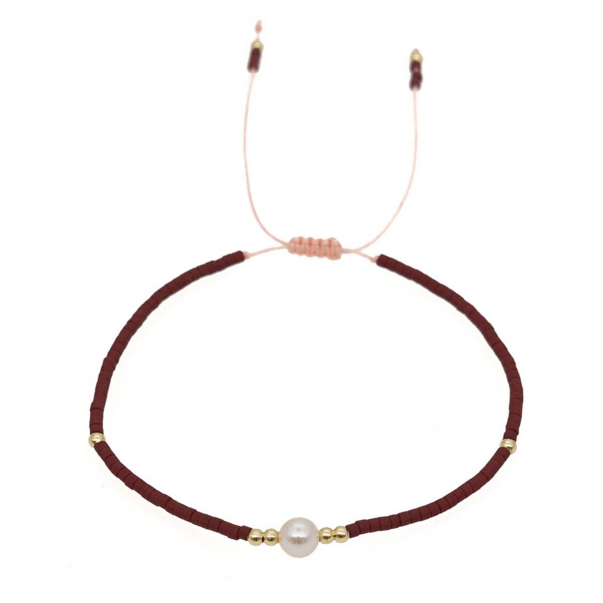 HAND-WOVEN FASHIONABLE RICE BEADS BRACELET_CWAB4621