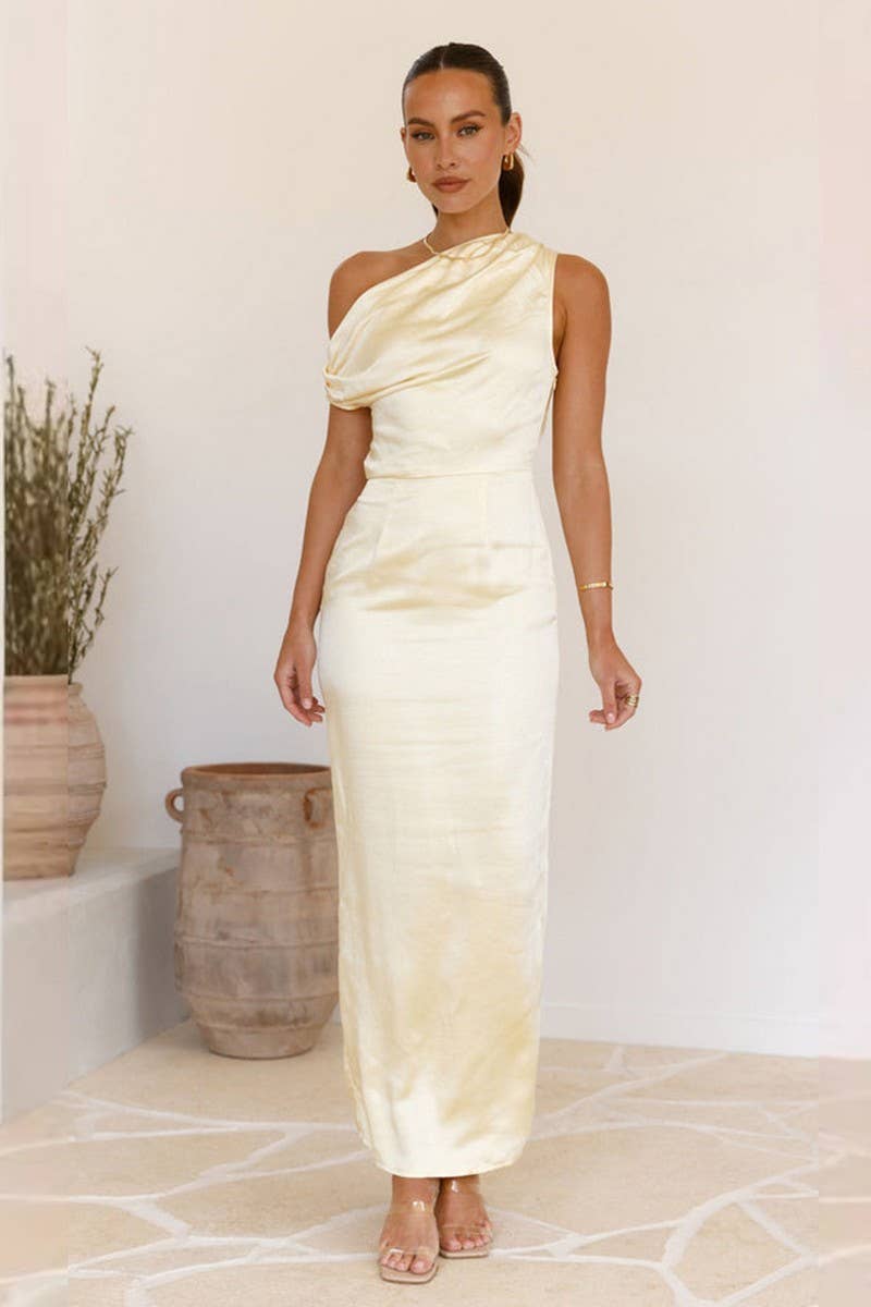 CWDMD5561_SLEEK SOLID BODYCON SLEEVELESS MIDI DRESS