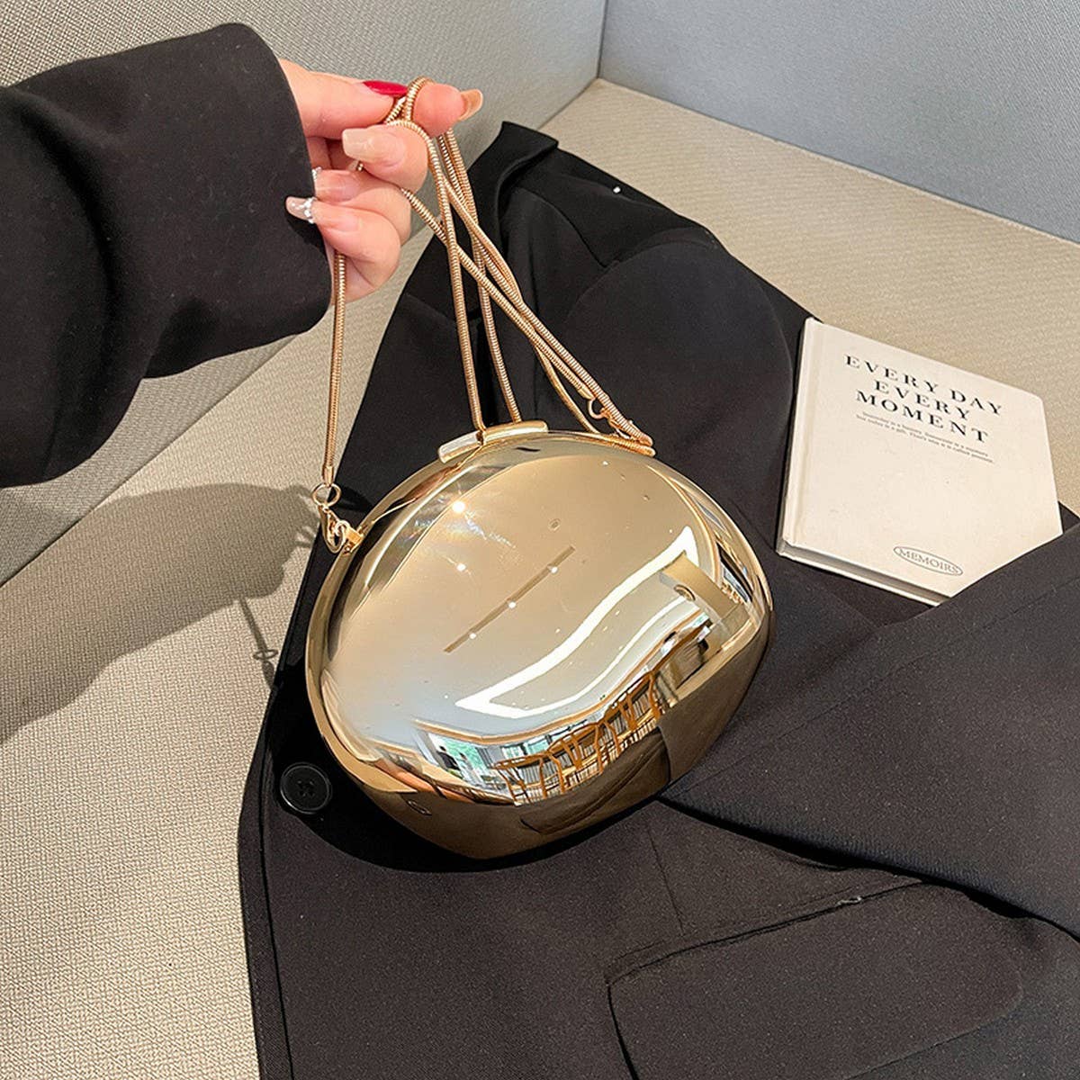 MIRROR BAG FRESH AND ELEGANT EVENING CLUTCH BAG _CWAB3257