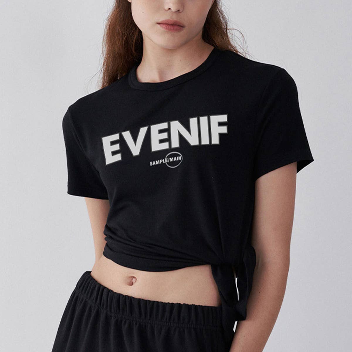 SPLIT PRINT PILATES BLOUSE