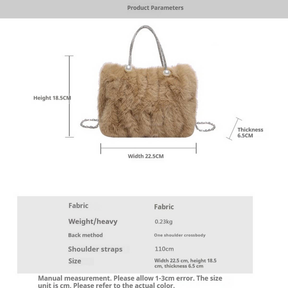Fluffy Cloud Bag Women Small Handbag Crossbody_CUAB00576