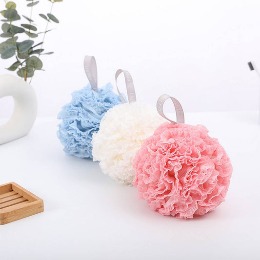 BATH POUF LACE NON-FRAGILE SOFT BATH BALL_CWMM3387