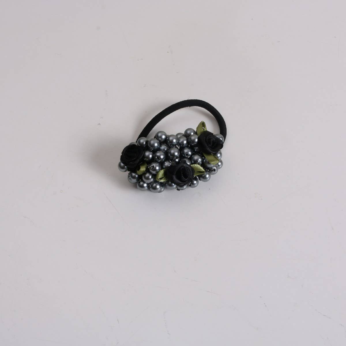 Cute Floral Pearl Hair Tie for Sweet Girls