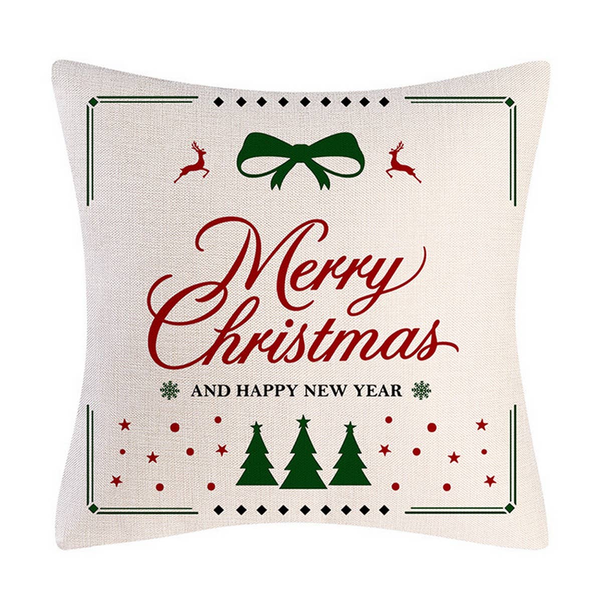 2024 NEW LETTER PRINT WINTER CHRISTMAS PILLOWCASE_CWMM1400