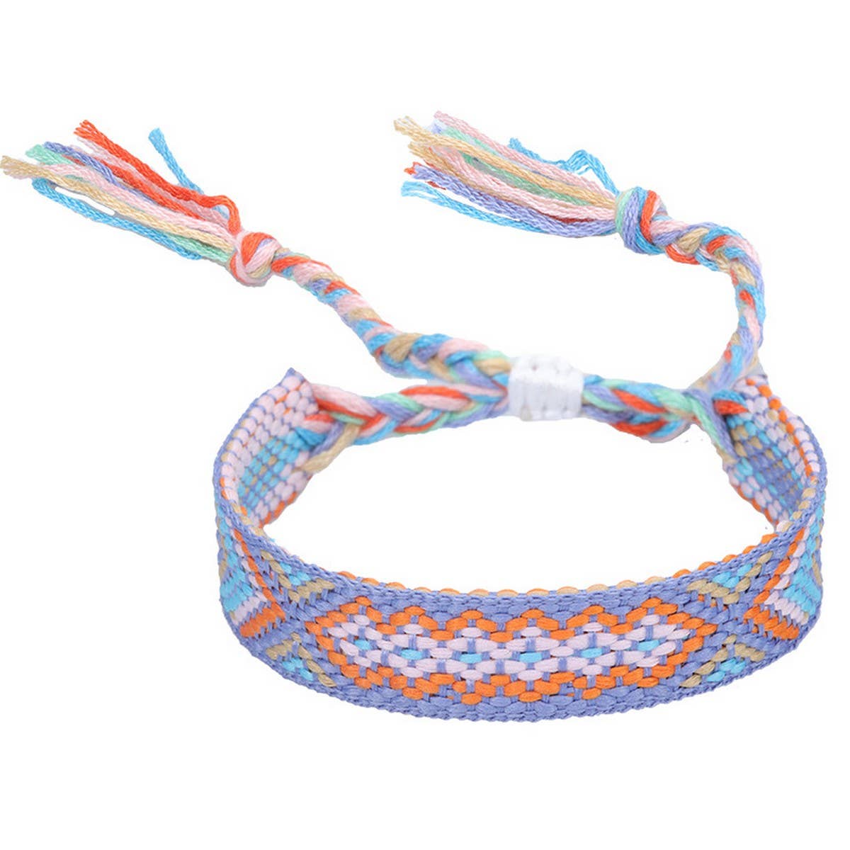 ETHNIC STYLE COLORFUL TASSEL WOVEN BRACELET
