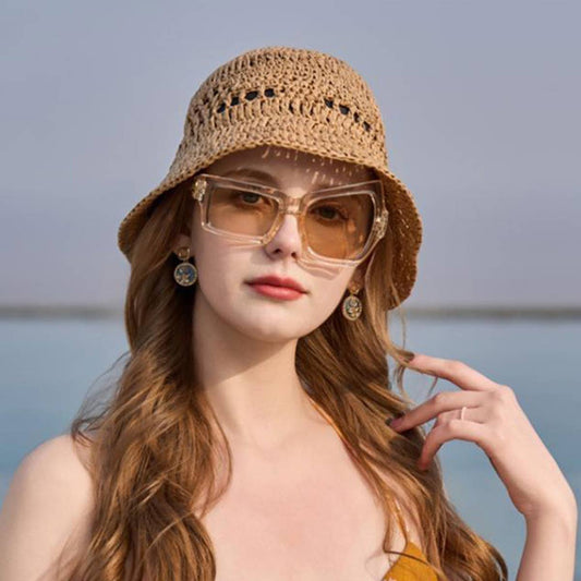 2024 NEW STYLE HOLLOW WOVEN STRAW HAT_CWAH1343