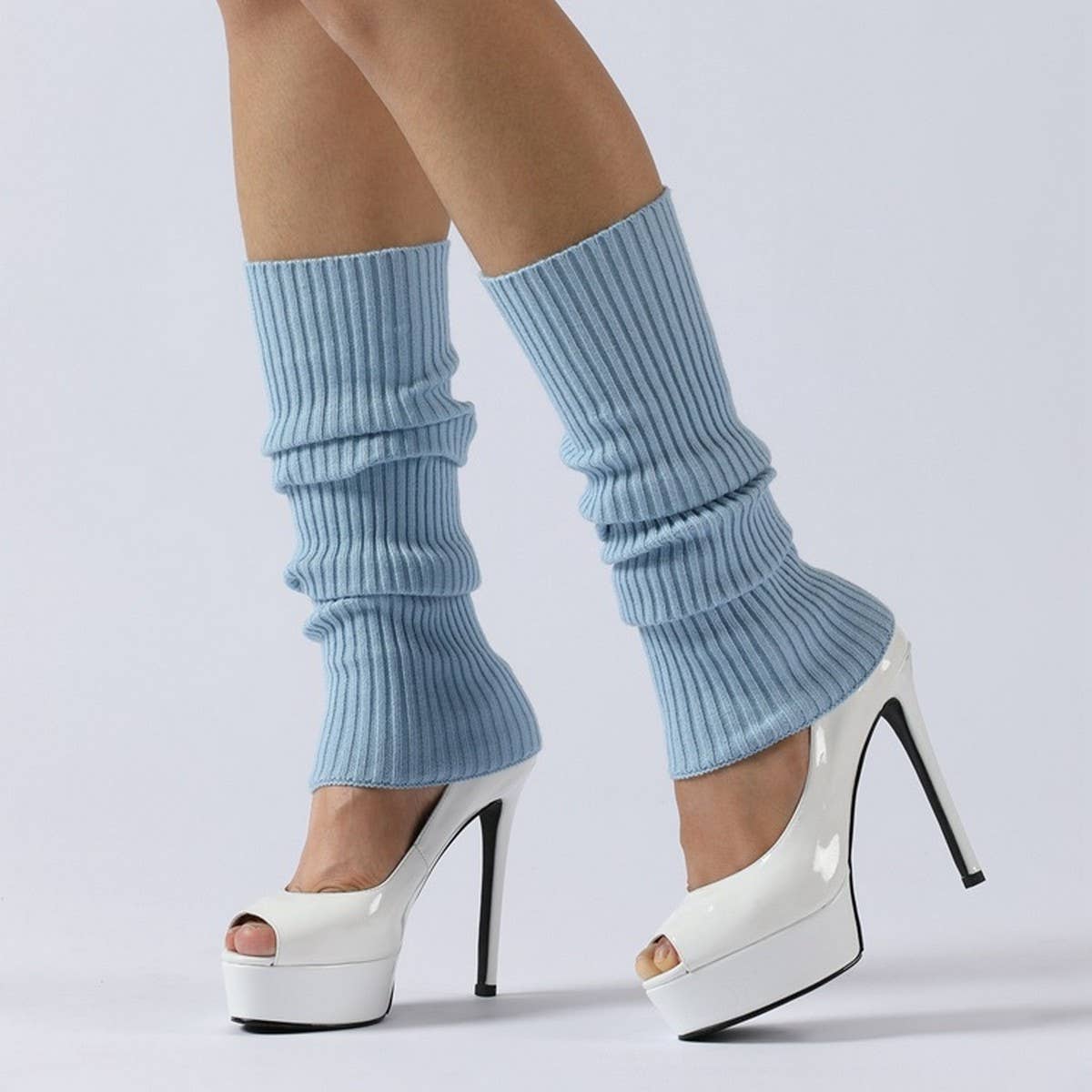 WARM BALLET LEGGINGS HIGH ELASTIC STACKED SOCKS