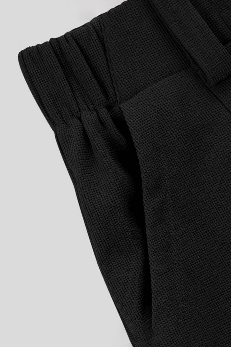 CWBLP1426_LOOSE FITTED CASUAL KNITTED TROUSERS