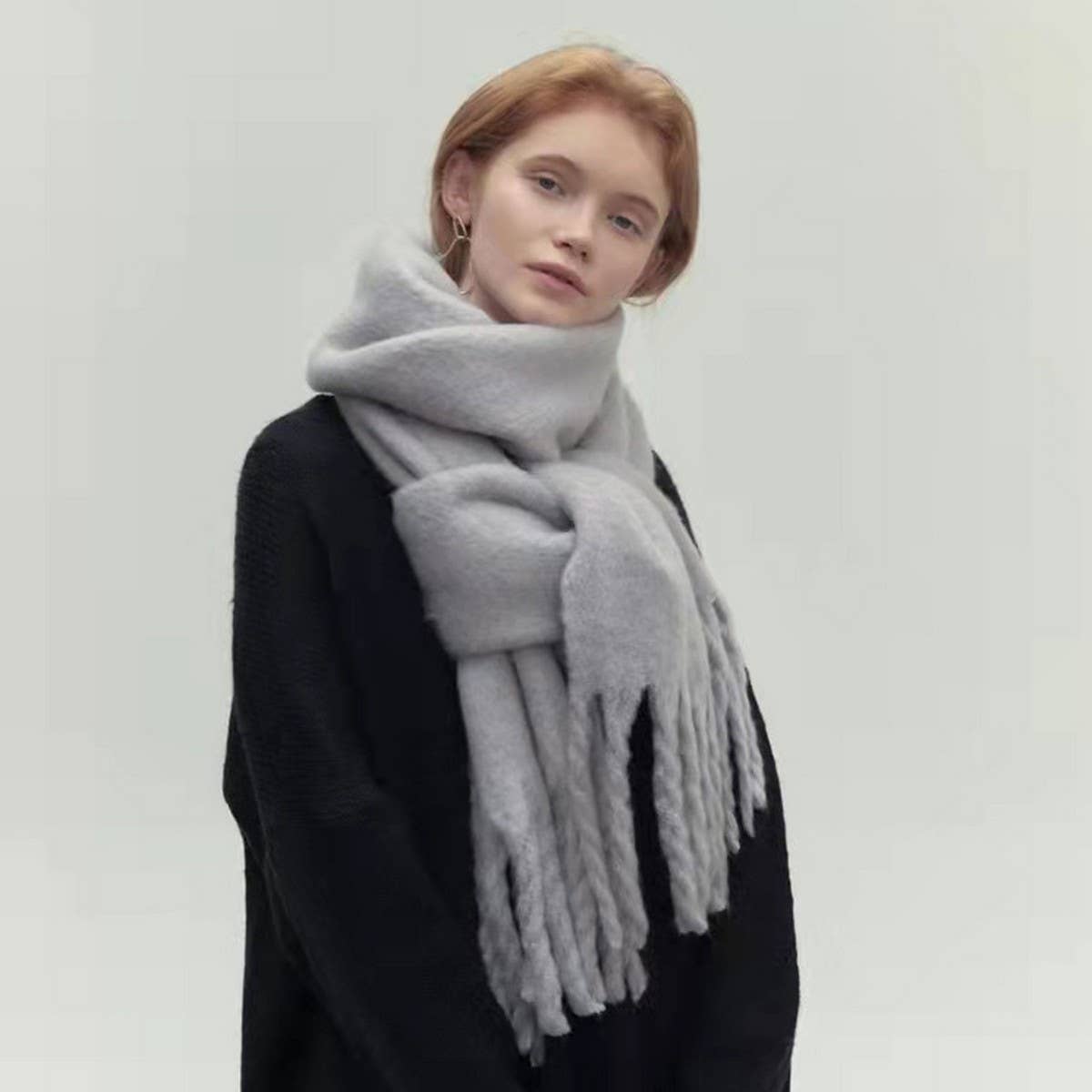 Cozy Solid Long Scarf for Women ? Fall & Winter
