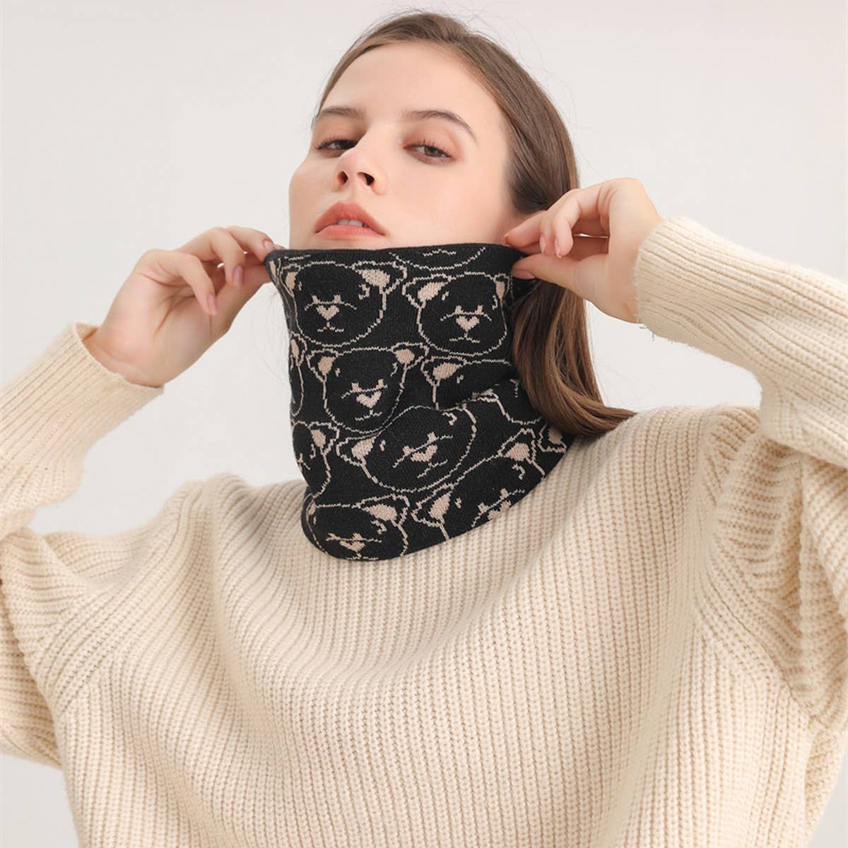 NEW BEAR PLUSH AND THICK WINDPROOF NECK GAITER