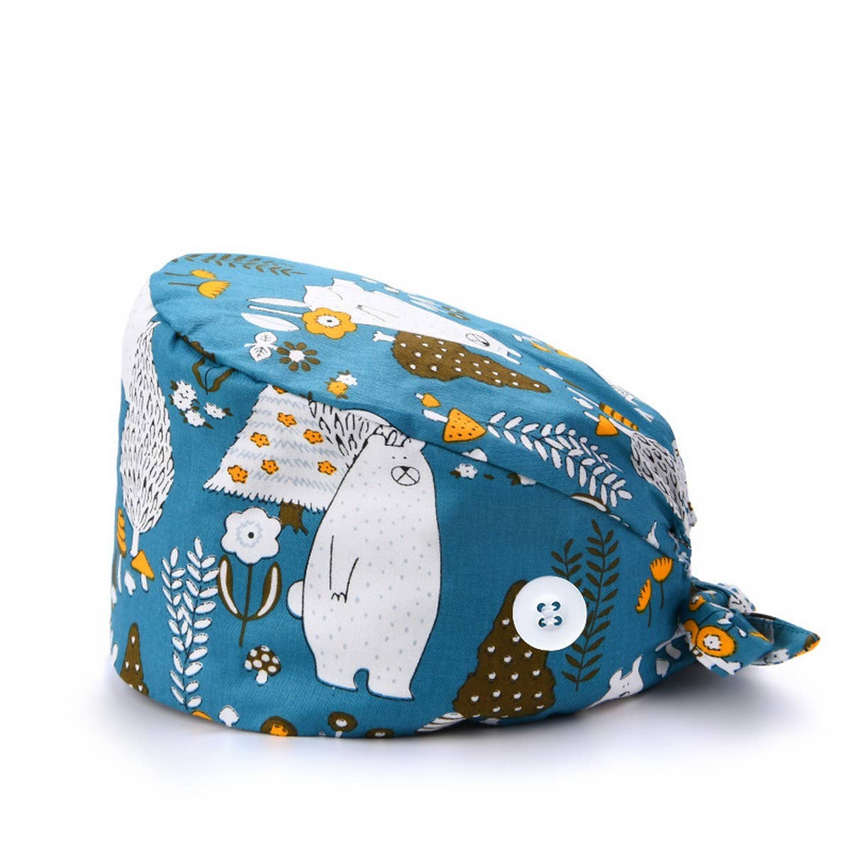 SURGICAL CAP PURE COTTON EMBROIDERED DOCTOR CAP_CWAH3323