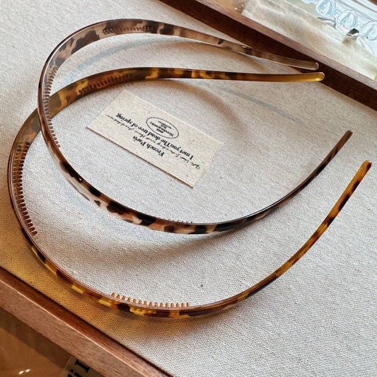 LEOPARD PRINT CLASSIC RETRO FRENCH HEADBAND