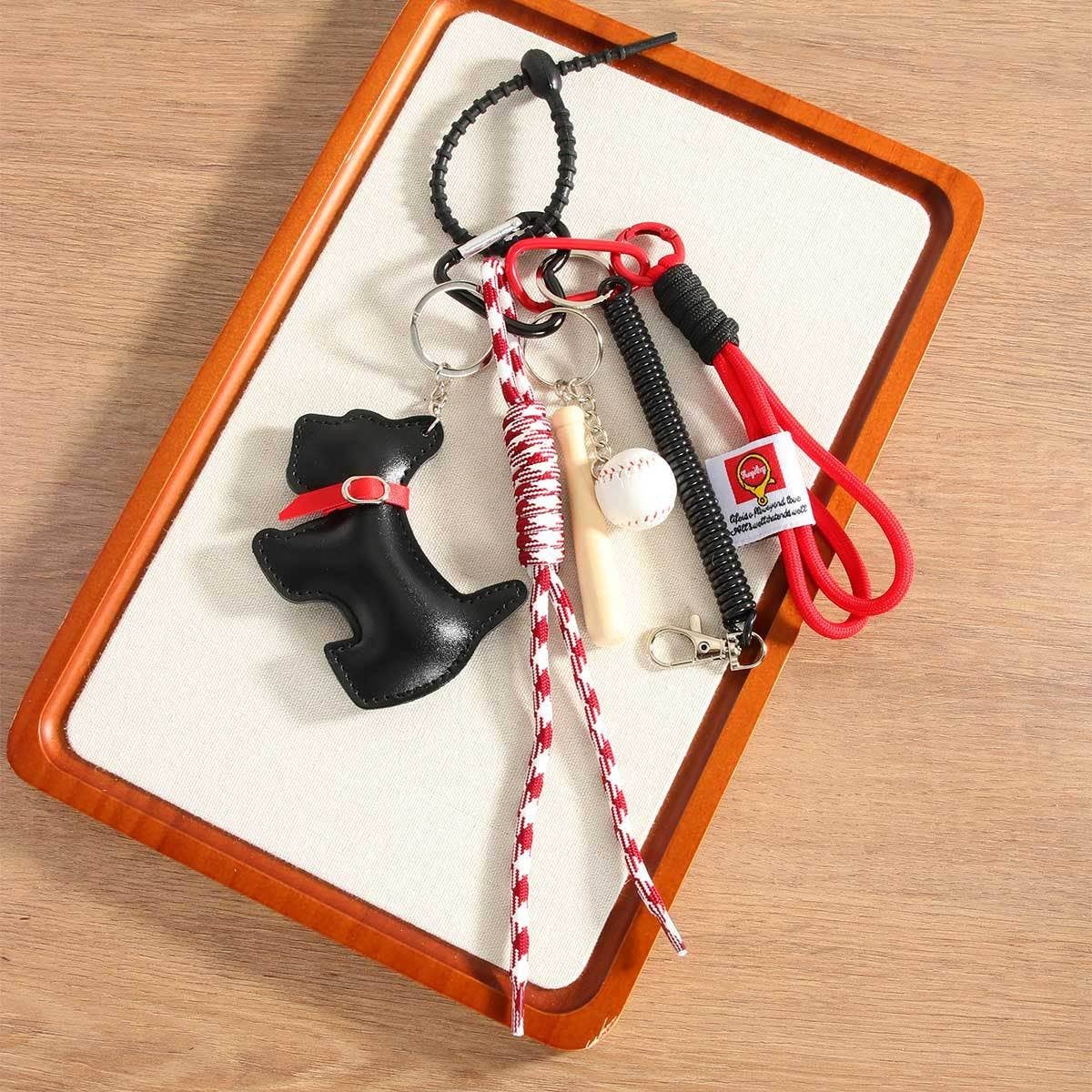 Cartoon Dog Bag Charm ??Baseball Chain Style_CWMM7568