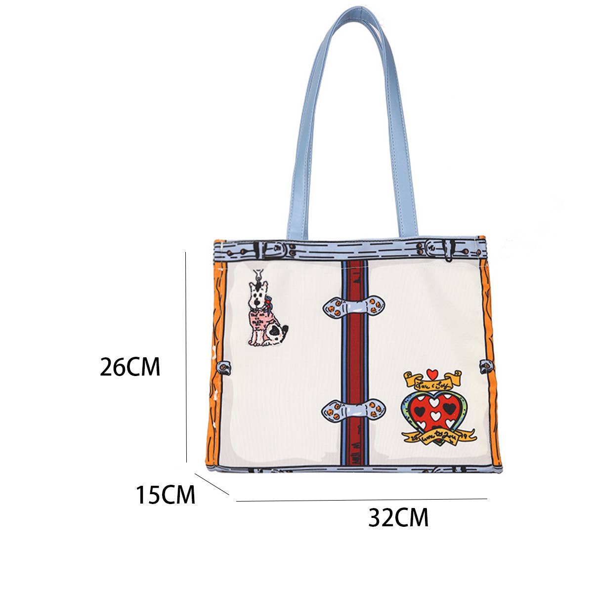 SIMPLE CANVAS ONE-SHOULDER HANDBAG_CWAB0999