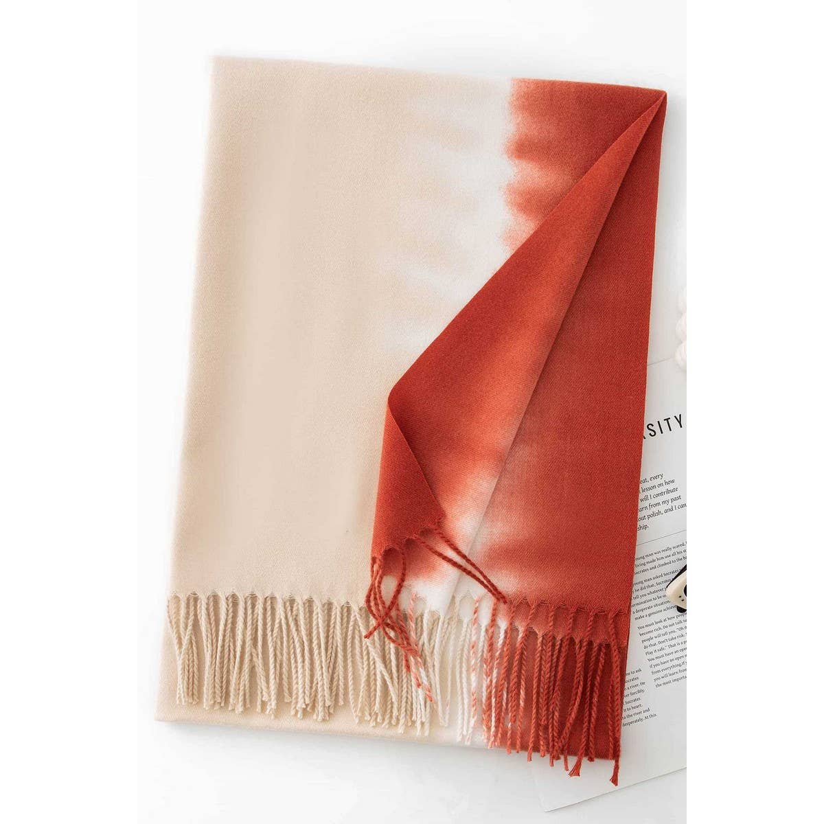 CWASC1481_GRADIENT COLOR SCARF SHAWL WARM NECK SCARF