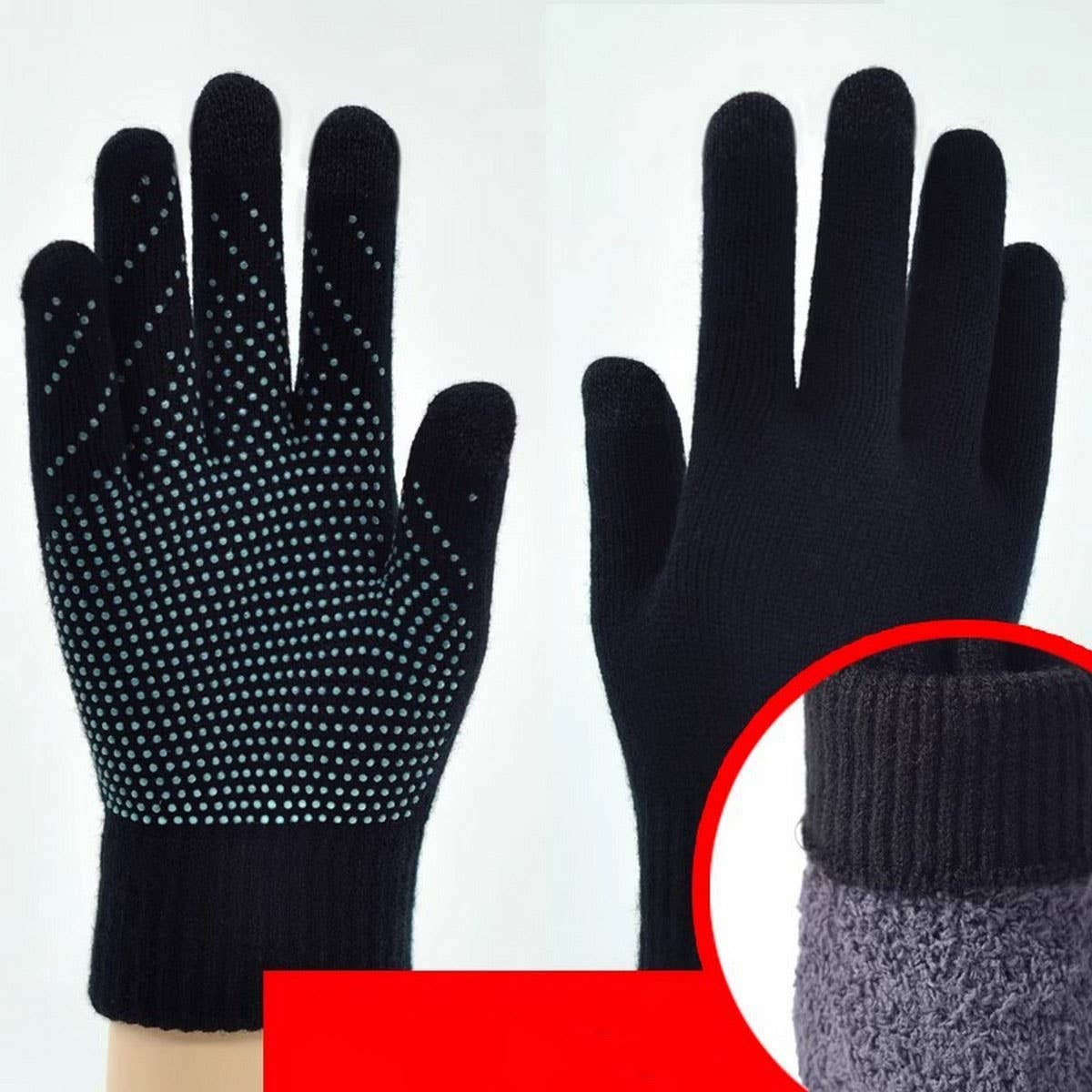 NON-SLIP STUDENT KNITTED WOOL TOUCH SCREEN GLOVES_CWAG0193