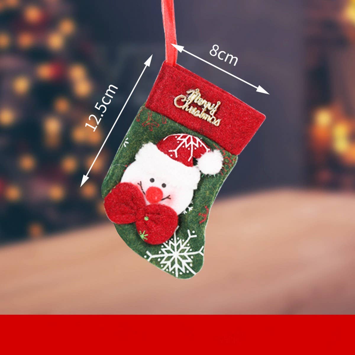 CWMS0923_Christmas Stocking Goodie Bag Hanging Ornament