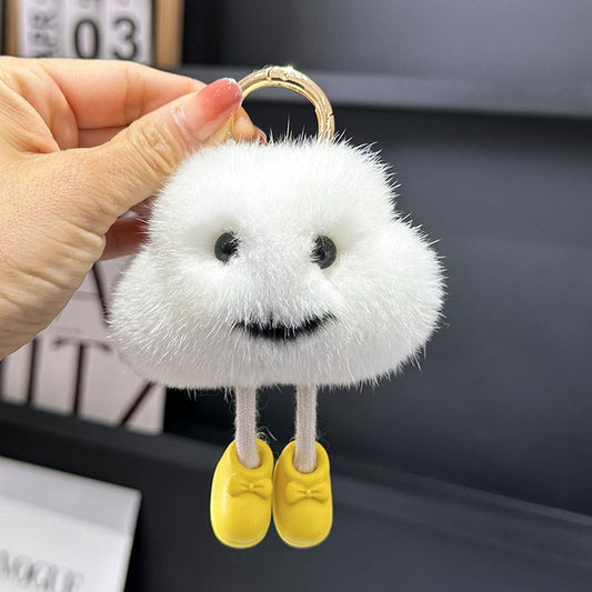CUTE LITTLE CLOUD CAR KEYCHAIN PENDANT ACCESSORIES