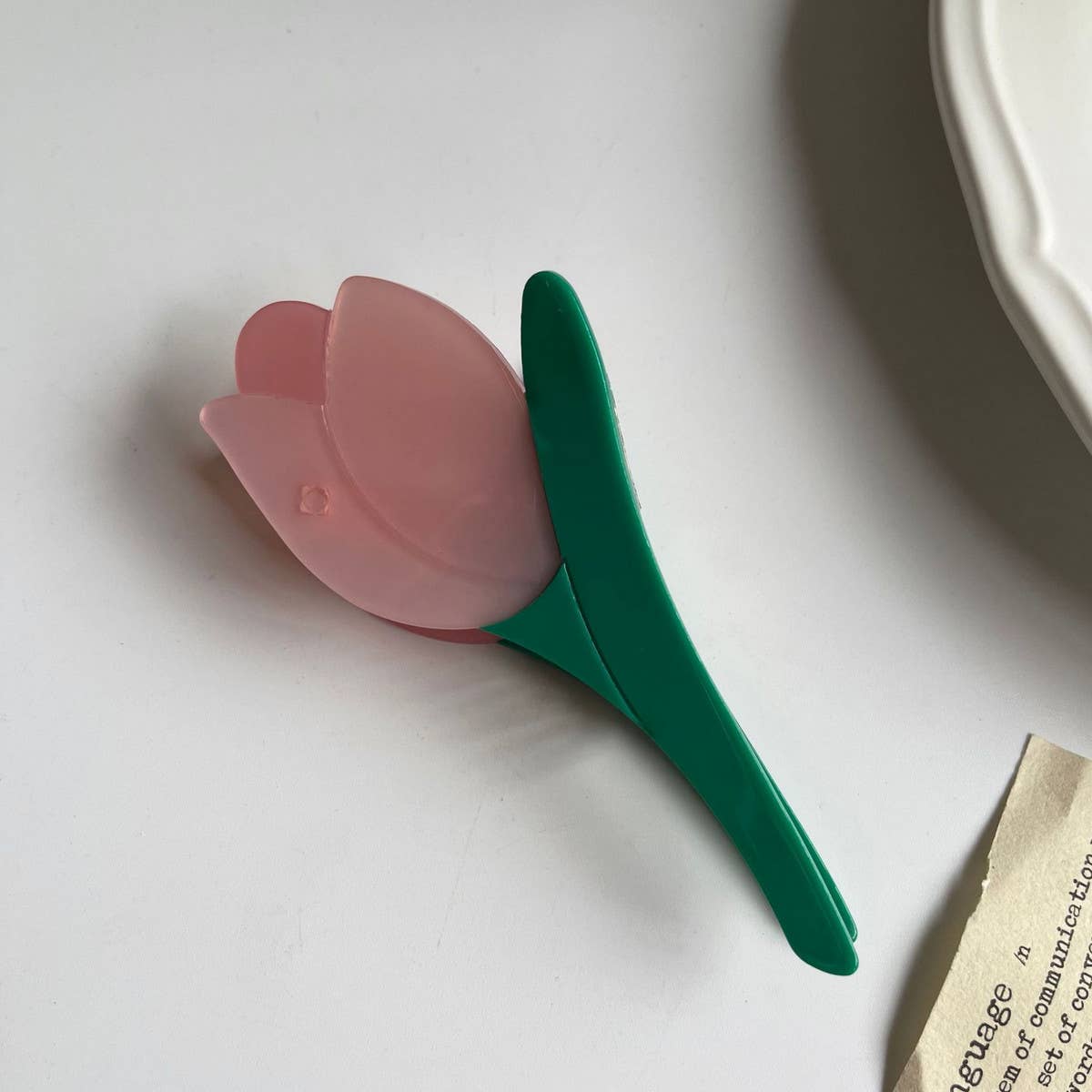 SIMPLE AND FRESH PALM BOUQUET HAIRPIN CLIP_CWAHA1327