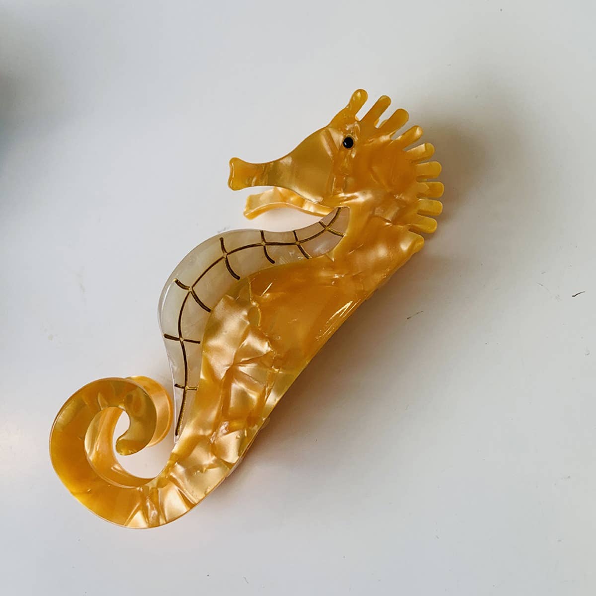 OCEAN WHALE SHELL FISH SEASHELL HAIR CLAW CLIPS_CWAHA0550