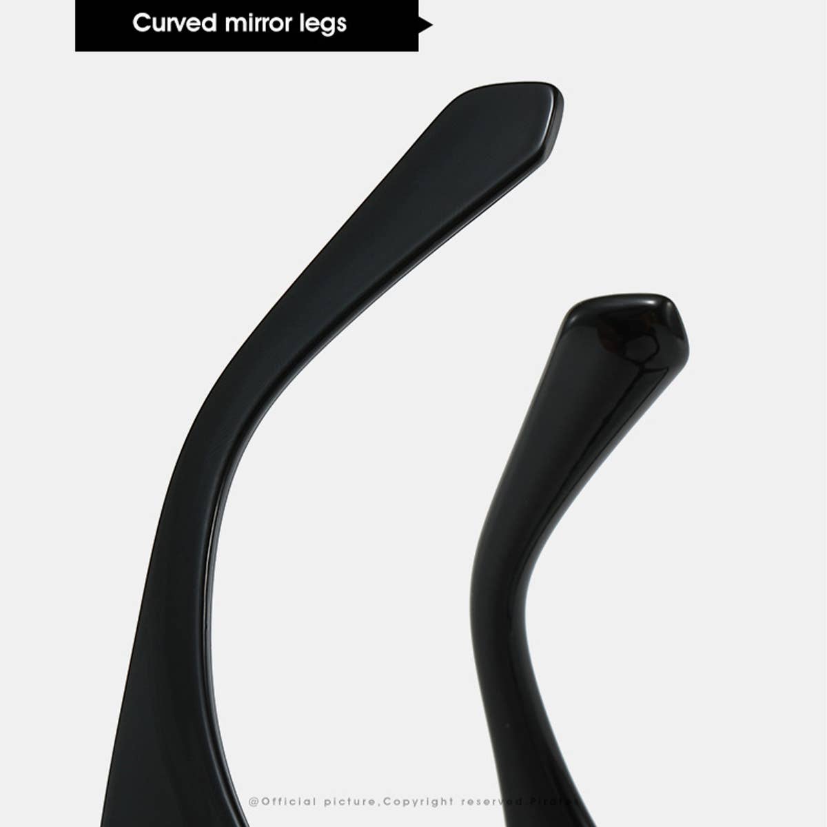 CAT EYE PC RAINBOW COLOR PERSONALIZED FLAT GLASSES_CWASG0247