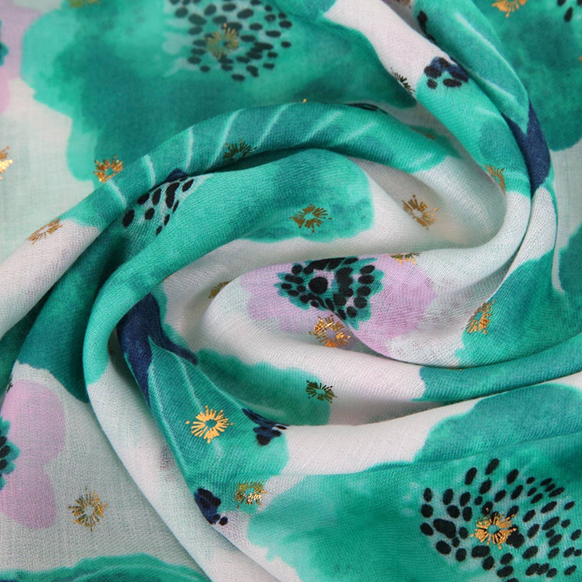 Satin Silk Scarf ? Colorful Sun Protection Shawl