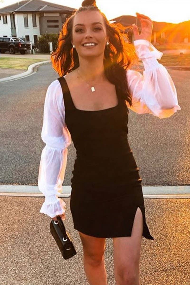 CWDSD7465_SLIM-FIT SLING BACKLESS KNITTED DRESS