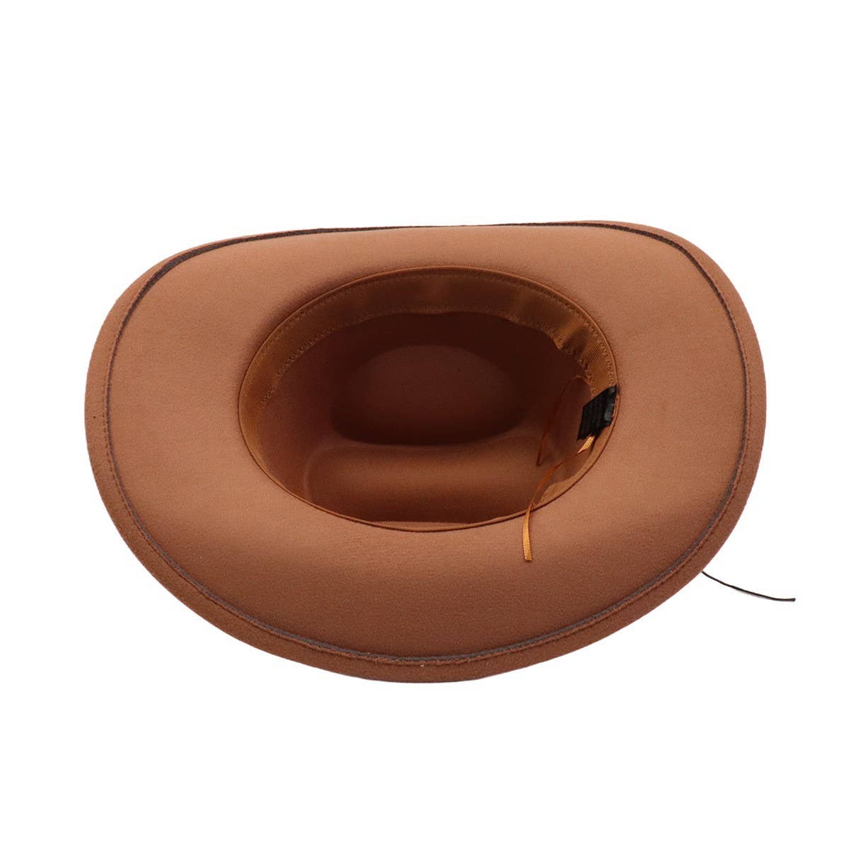 Couples Wool Fedora Hat Cowboy Jazz Style_CWAH04383